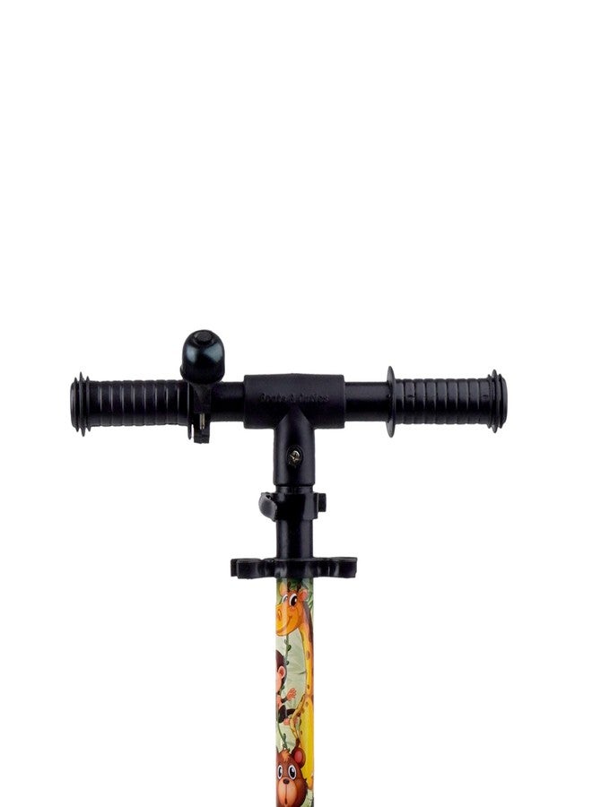 SPEEDFOX Street Rider Kick Scooter for Kids of Ages 6-13 Years | 2 Wheel Scooter, Foldable Design | 3 Adjustable Height Option with Rear Braking | Max User Weight 50kg (Smarty) (Black) - Image 5